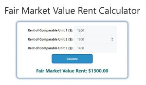 Fair Market Value Rent Calculator