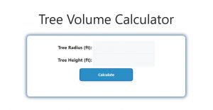 Tree Volume Calculator