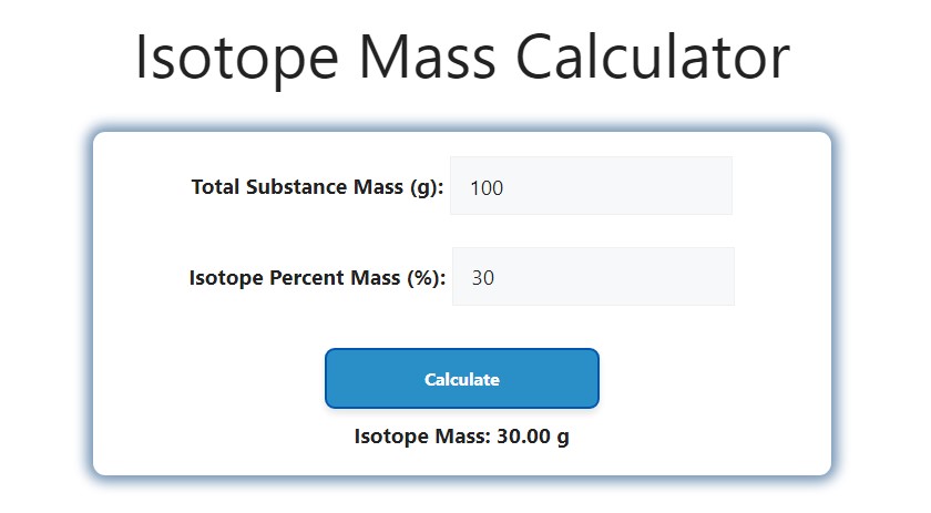 how to find mass of daughter isotope