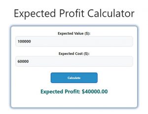 Expected Profit Calculator