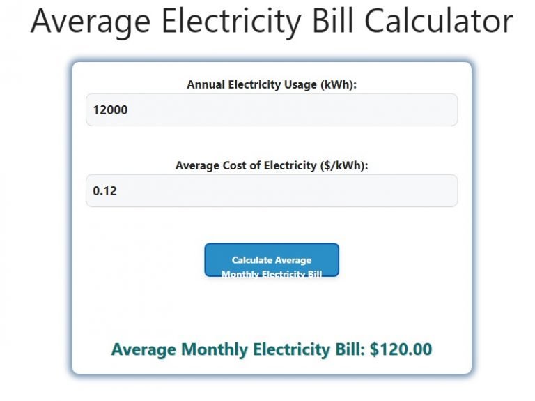 Calculateur de facture d