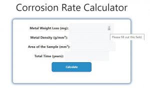 Corrosion Rate Calculator