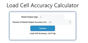 Load Cell Accuracy Calculator