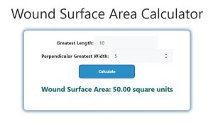 Wound Surface Area Calculator