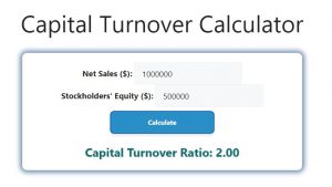 Capital Turnover Calculator