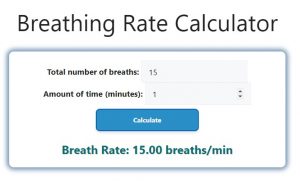 Breathing Rate Calculator