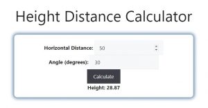 Height Distance Calculator