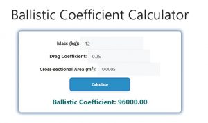 Ballistic Coefficient Calculator