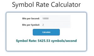 Symbol Rate Calculator