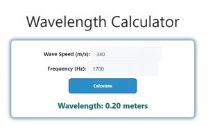 Wavelength Calculator