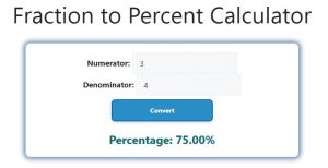 Fraction to Percent Calculator