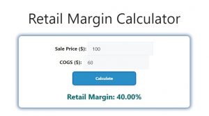 Retail Margin Calculator