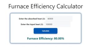 Furnace Efficiency Calculator