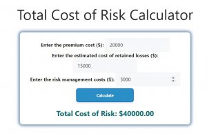 Total Cost of Risk Calculator