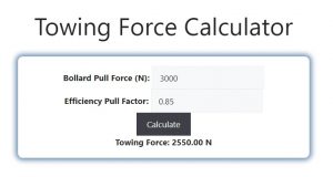 Towing Force Calculator