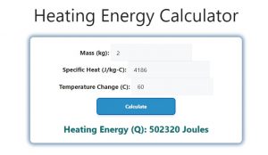 Heating Energy Calculator