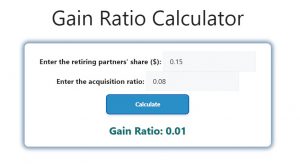 Gain Ratio Calculator