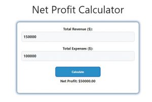 Net Profit Calculator