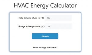 HVAC Energy Calculator