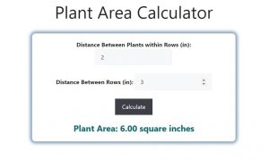 Plant Area Calculator