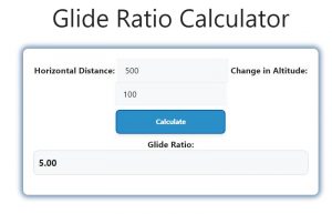 Glide Ratio Calculator