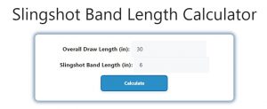 Slingshot Band Length Calculator