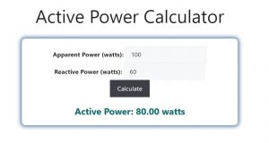 Active Power Calculator