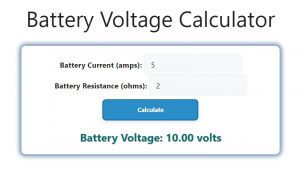 Battery Voltage Calculator