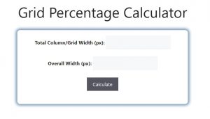 Grid Percentage Calculator