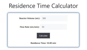 Residence Time Calculator