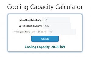 Cooling Capacity Calculator