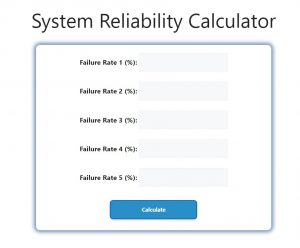 System Reliability Calculator