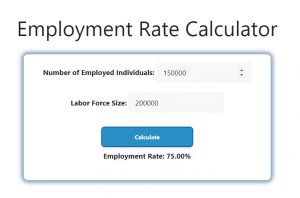 Employment Rate Calculator