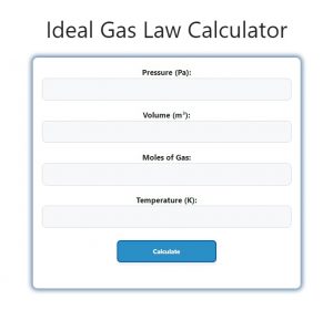 Ideal Gas Law Calculator