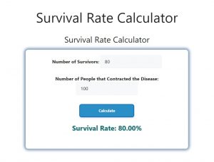 Survival Rate Calculator