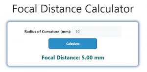 Focal Distance Calculator