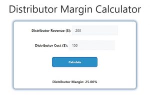 Distributor Margin Calculator