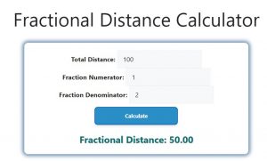 Fractional Distance Calculator