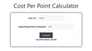 Cost Per Point Calculator