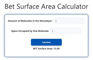 Bet Surface Area Calculator