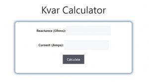 Kvar Calculator