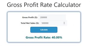 Gross Profit Rate Calculator