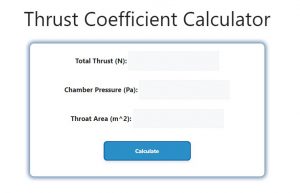 Thrust Coefficient Calculator