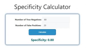 Specificity Calculator