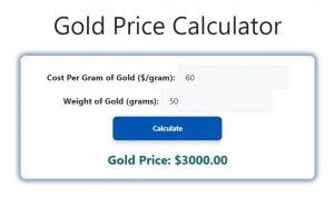 Gold Price Calculator