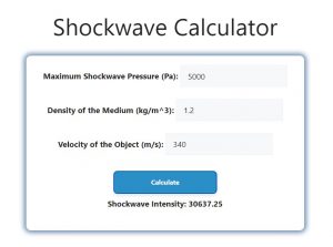 Shockwave Calculator