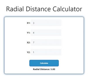 Radial Distance Calculator