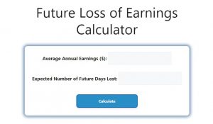 Future Loss of Earnings Calculator