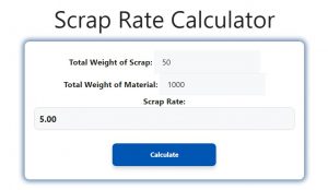 Scrap Rate Calculator