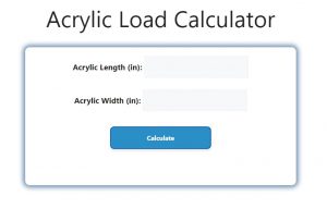 Acrylic Load Calculator